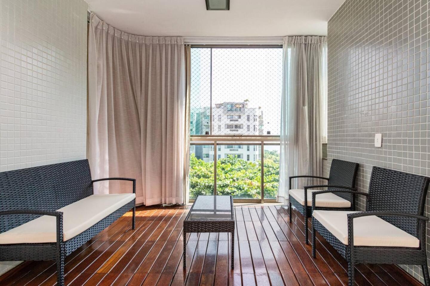 Rio De Janeiro Apartamento Frente Mar Na Barra Dış mekan fotoğraf